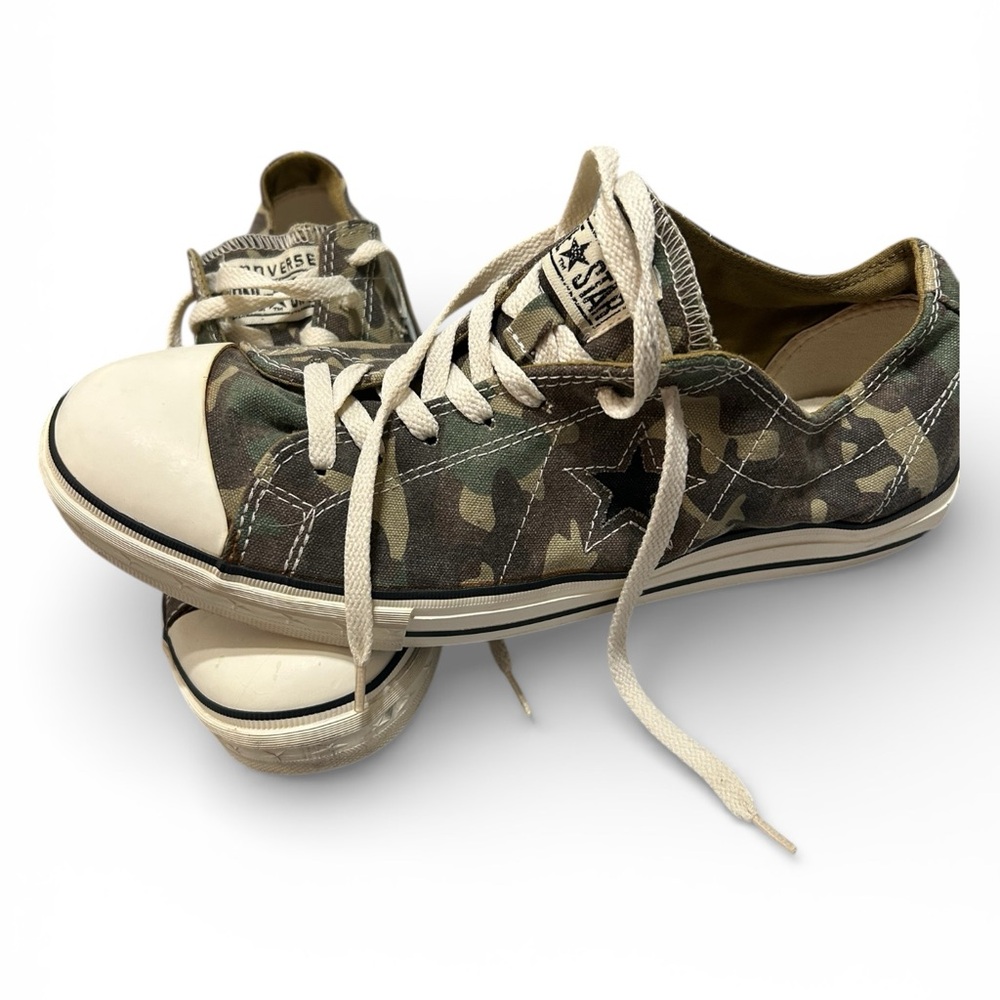 Converse Green Camouflage Sneakers - Picture 4 of 8